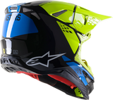 ALPINESTARS Supertech M8 Helmet - Factory - Black/Yellow/Blue - XL 8302922-1578-XL