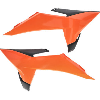 ACERBIS Radiator Shrouds - Orange/Black 2986565225