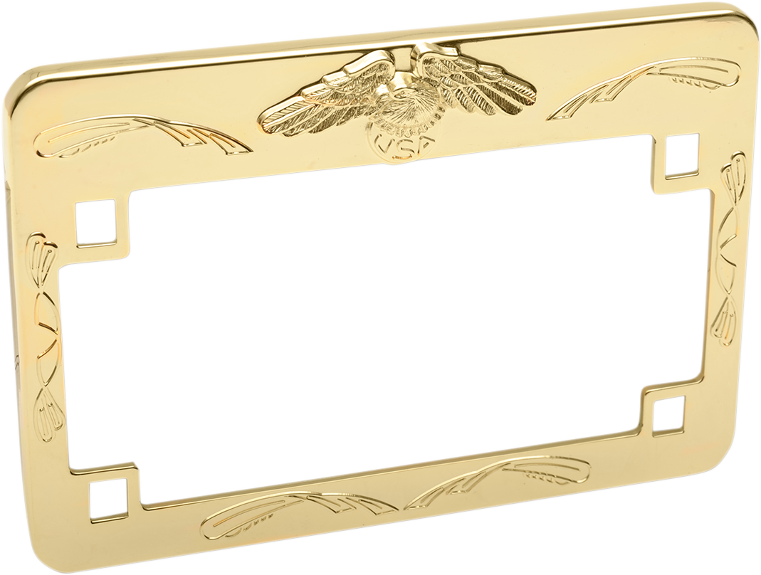 EMGO Eagle License Plate Frame - Gold 86-42650