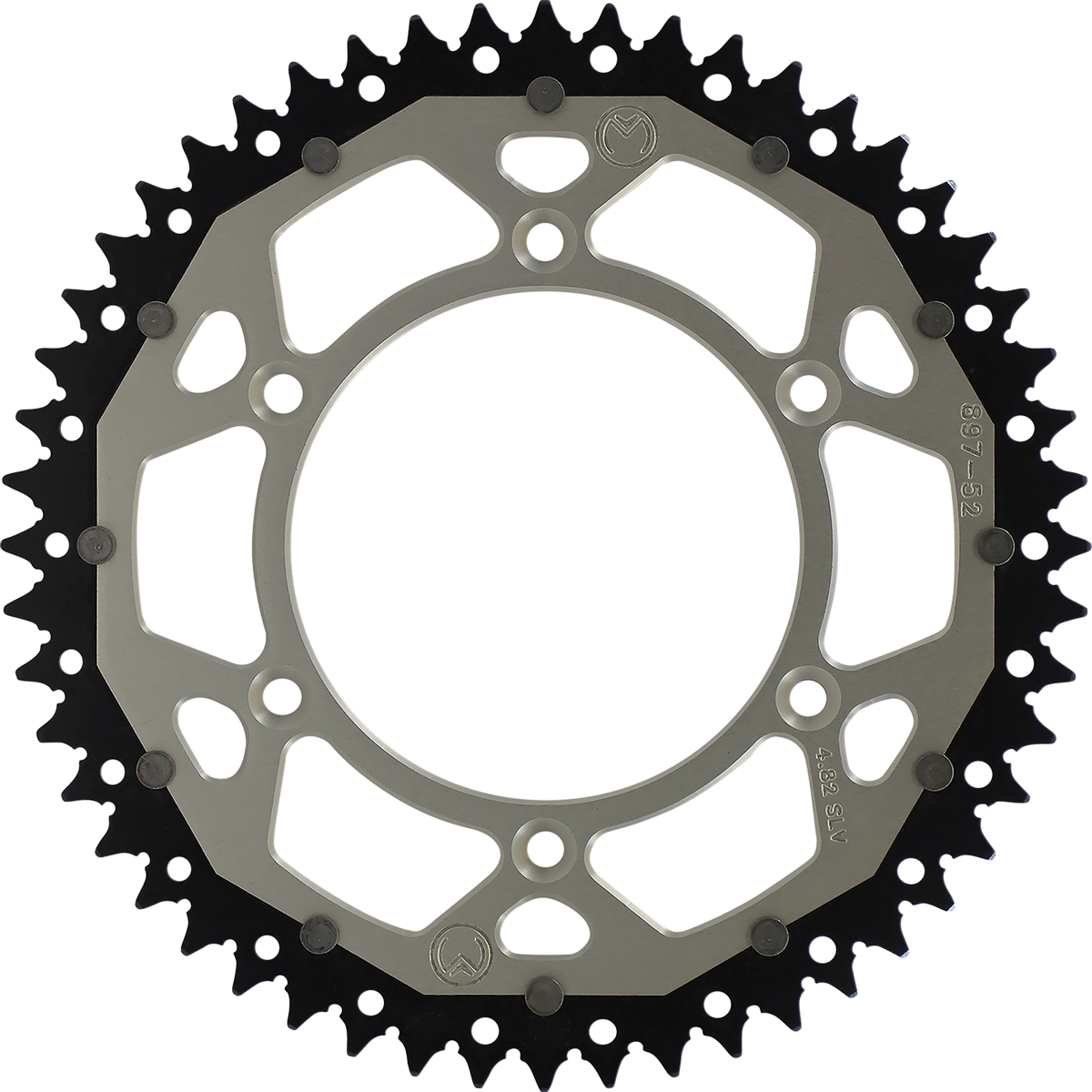 MOOSE RACING Dual Sprocket - Silver - 52 Tooth 1210-897-52-11X