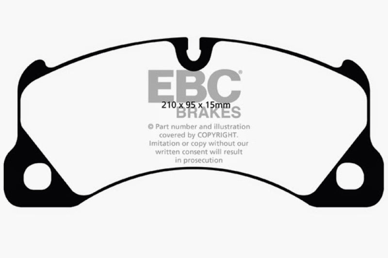 EBC 10+ Porsche Cayenne 3.0 Supercharged Hybrid Bluestuff Front Brake Pads DP51835NDX