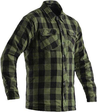 RST Lumberjack Ce Shirt Green Check Textile Xl 102115GRN-46