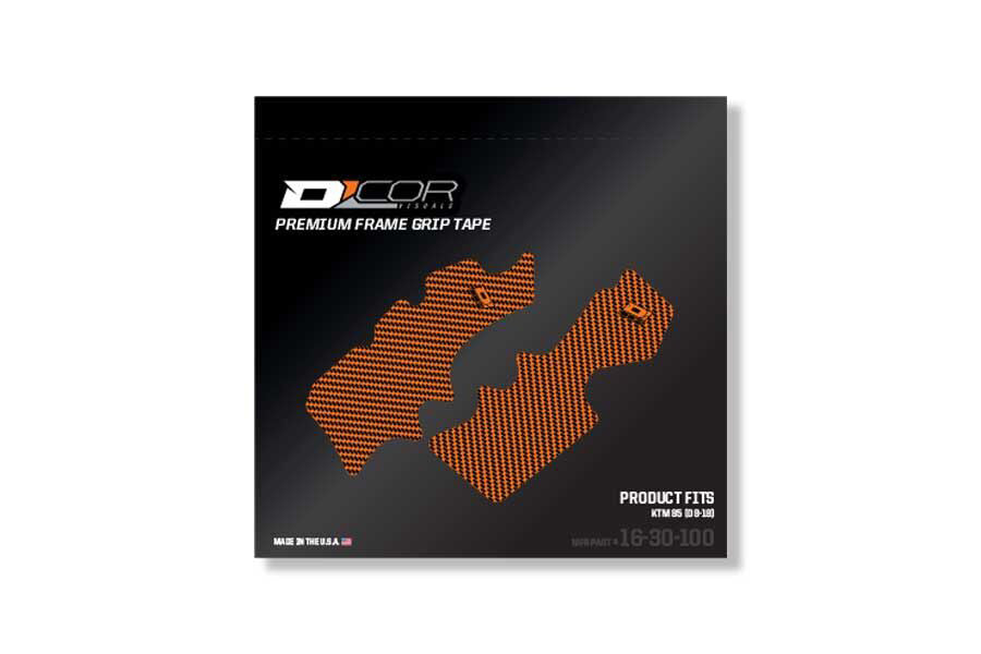 D-COR Frame Grip Guard Decal Orange 16-30-100