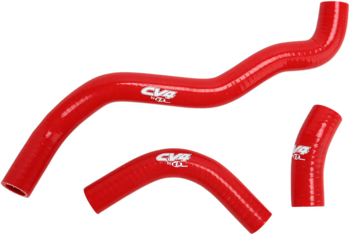 CV4 Radiator Hose Kit - Red SFSMBC100R