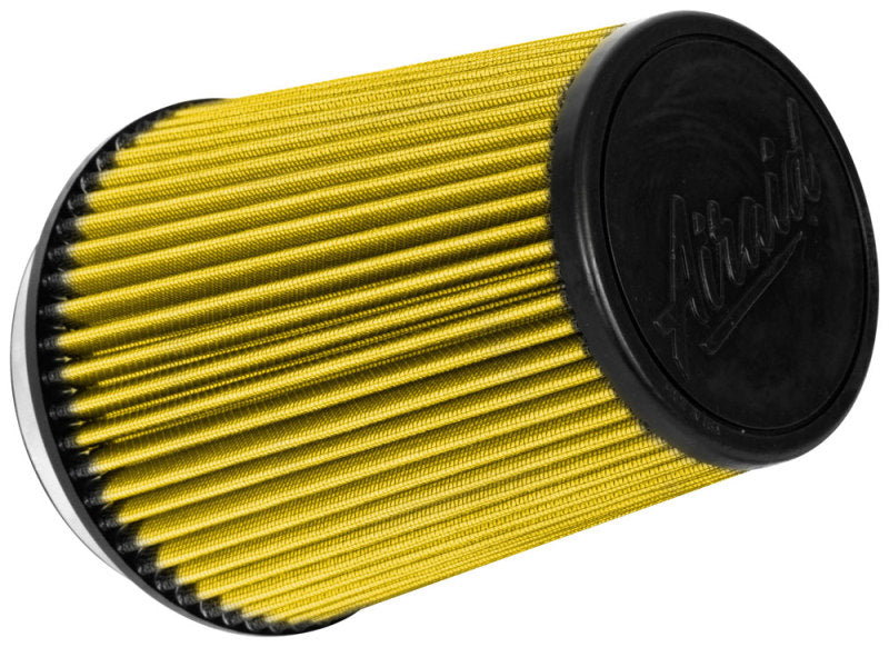 Airaid Universal Air Filter - Cone 5in FLG x 6-1/2in B x 4-3/4in T x 7-9/16in H - Synthaflow