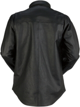 Z1R Motz Leather Shirt - Black - 3XL 2810-3398