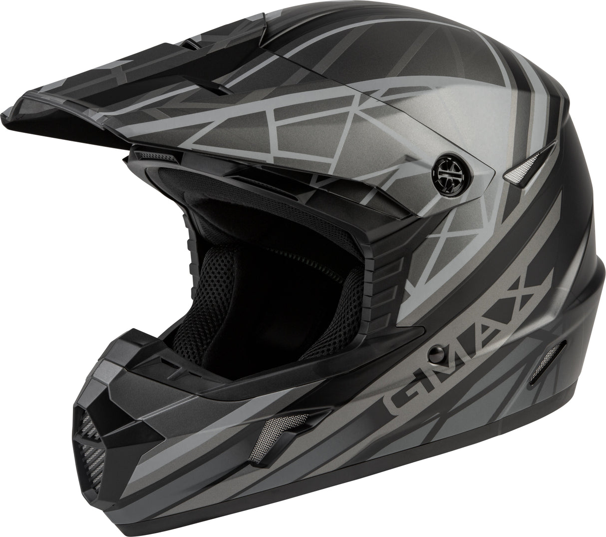 GMAX Mx-46 Off-Road Mega Helmet Matte Black/Grey 2x D3461508