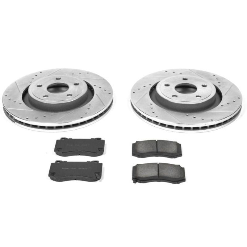 Power Stop 06-10 Jeep Grand Cherokee Front Z23 Evolution Sport Brake Kit