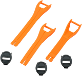 THOR Blitz XP MX Boot Straps - Youth - Orange - Size 1-7 3430-0878