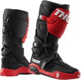 THOR Radial Boots Replacement Outsoles - Black/Red - Size 10 3430-0909