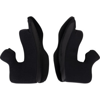 MOOSE RACING Air Intake Cheek Pads - Black - 2XL 0134-3200