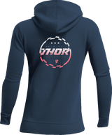 THOR Women's Halo Zip-Up Hooded Sweatshirt - Navy - Small 3051-1187