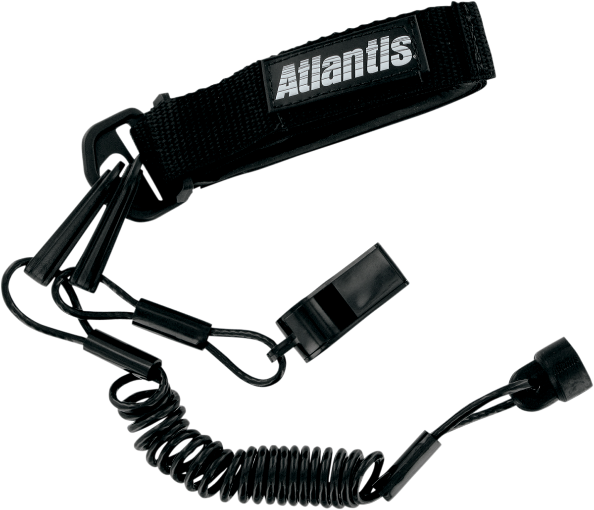 ATLANTIS Lanyard with Whistle - Sea-Doo - Black A7459PFW