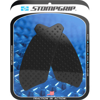 STOMPGRIP Traction Pad Tank Grips - Volcano - Black - G 310 R 55-10-0200B