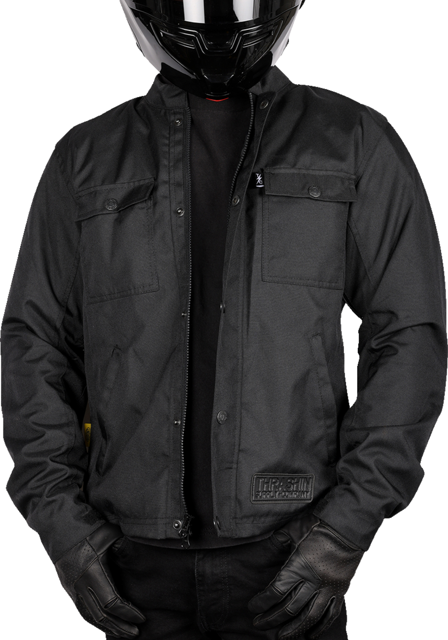 THRASHIN SUPPLY CO. Atlas v2 Riding Jacket - Black - Medium TMJ-09-09