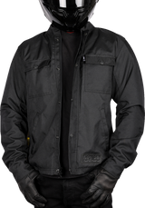 THRASHIN SUPPLY CO. Atlas v2 Riding Jacket - Black - Medium TMJ-09-09