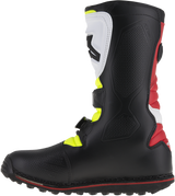 ALPINESTARS Tech-T Boots - White/Red/Yellow Fluorescent/Black - US 9 2004017-2351-9