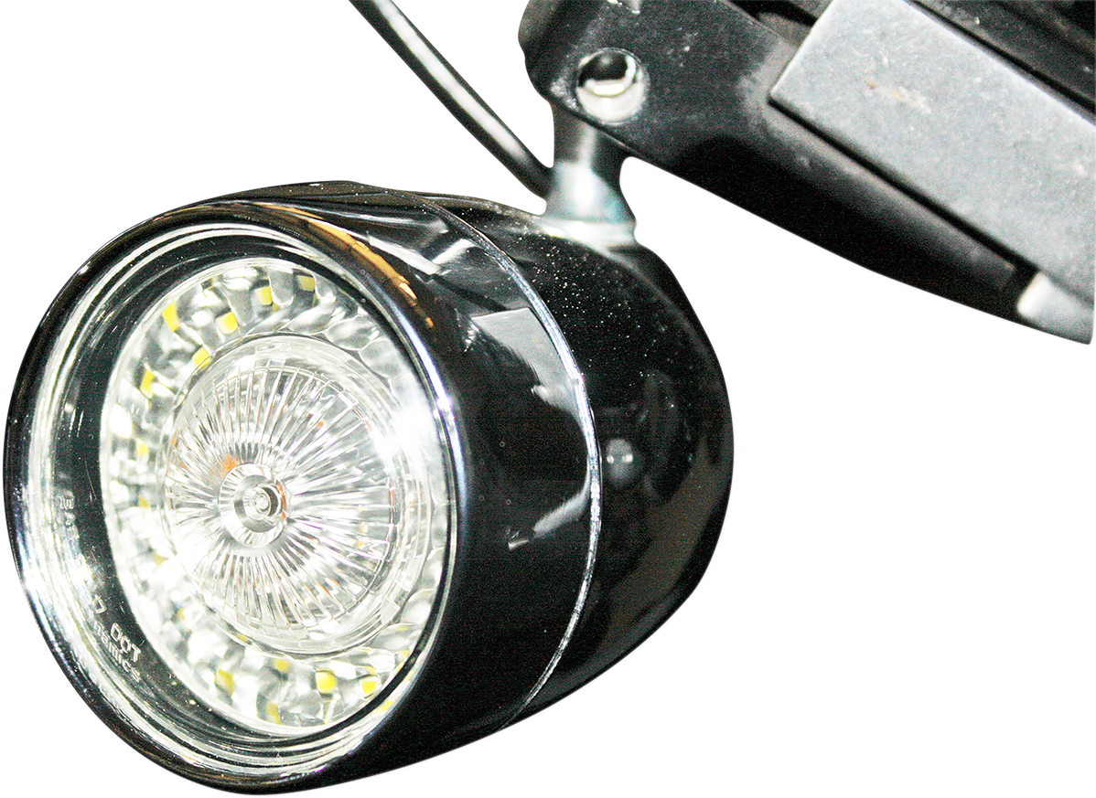 CUSTOM DYNAMICS Bullet Turn Signal - 1157 - Chrome - Smoke Lens PB-BB-AW-1157CS