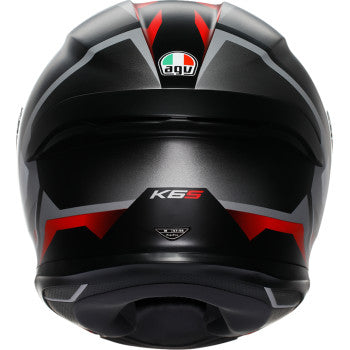 AGV K6 S Helmet - Karve - Matte Black/White/Red - 2XL 2118395002-025-XXL