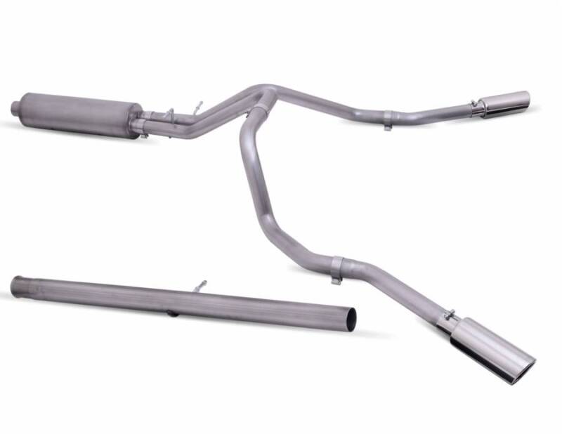 Gibson 19-23 Silverado/GMC Sierra 1500 5.3L Crew Cab Cat-Back Dual Sport Exhaust 65712