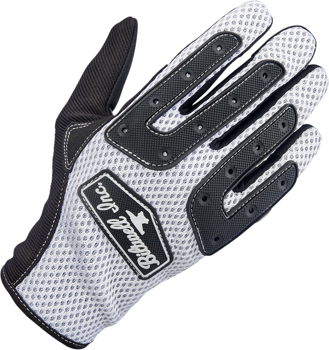 BILTWELL Anza Gloves - White - Medium 1507-0401-003