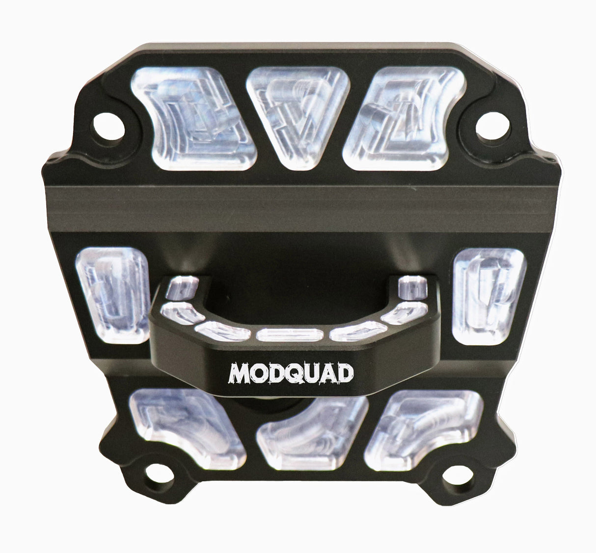 MODQUADRear Differential Plate W/Hook Black PolRZR-RDH-1K-BLK