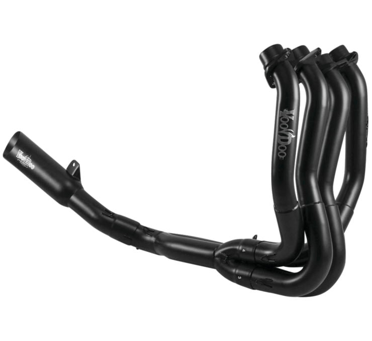 Voodoo Shorty Full Exhaust BLACK  for ZX1400 Ninja ZX-14R 06 - 25 VEFSZX14K6B