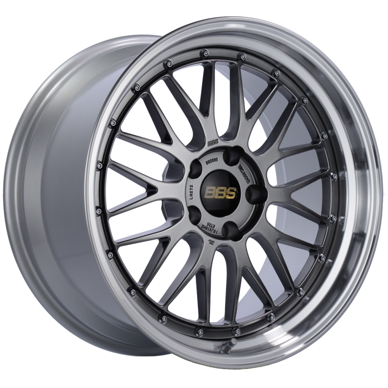 BBS LM 19x9.5 5x120 ET48 Diamond Black Center Diamond Cut Lip Wheel -82mm PFS/Clip Required LM259DBPK