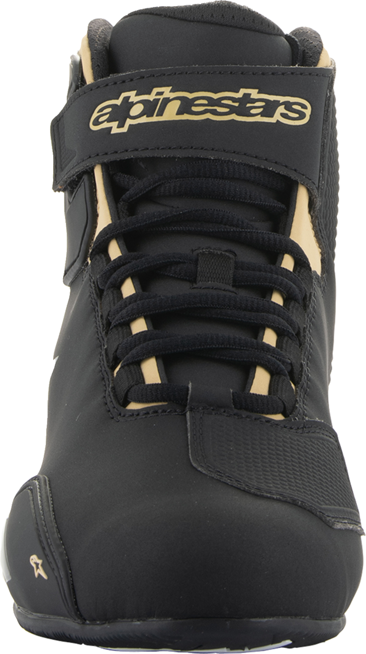 ALPINESTARS Women's Sektor Shoes - Black/Champagne - US 7 2515719-1090-7