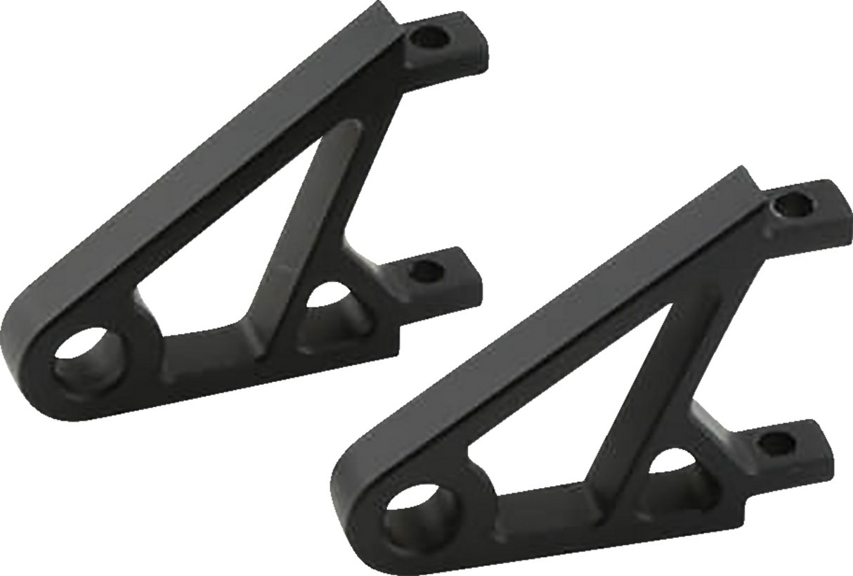 HIGHSIDER Headlight Bracket - Extra Short - Black 220-816