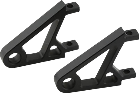 HIGHSIDER Headlight Bracket - Extra Short - Black 220-816