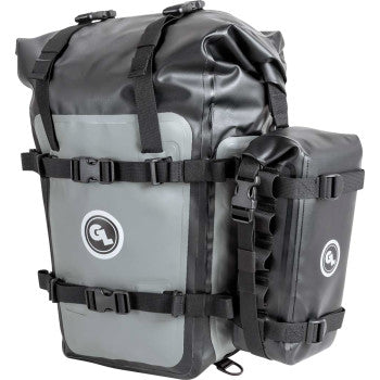 GIANT LOOP Mototrekk Panniers™ - Gray/Blac MTPN17