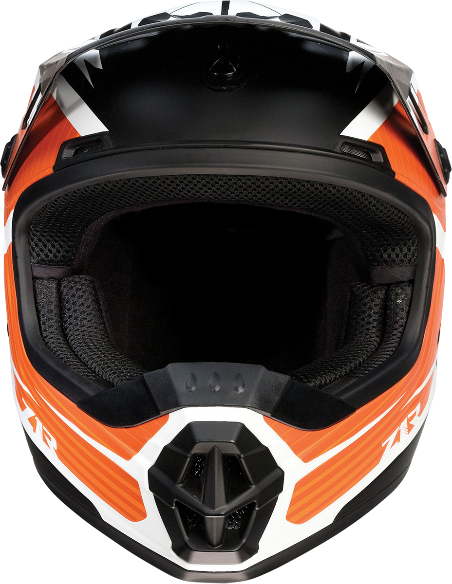 Z1R Youth Rise Helmet - Flame - Orange - Medium 0111-1443