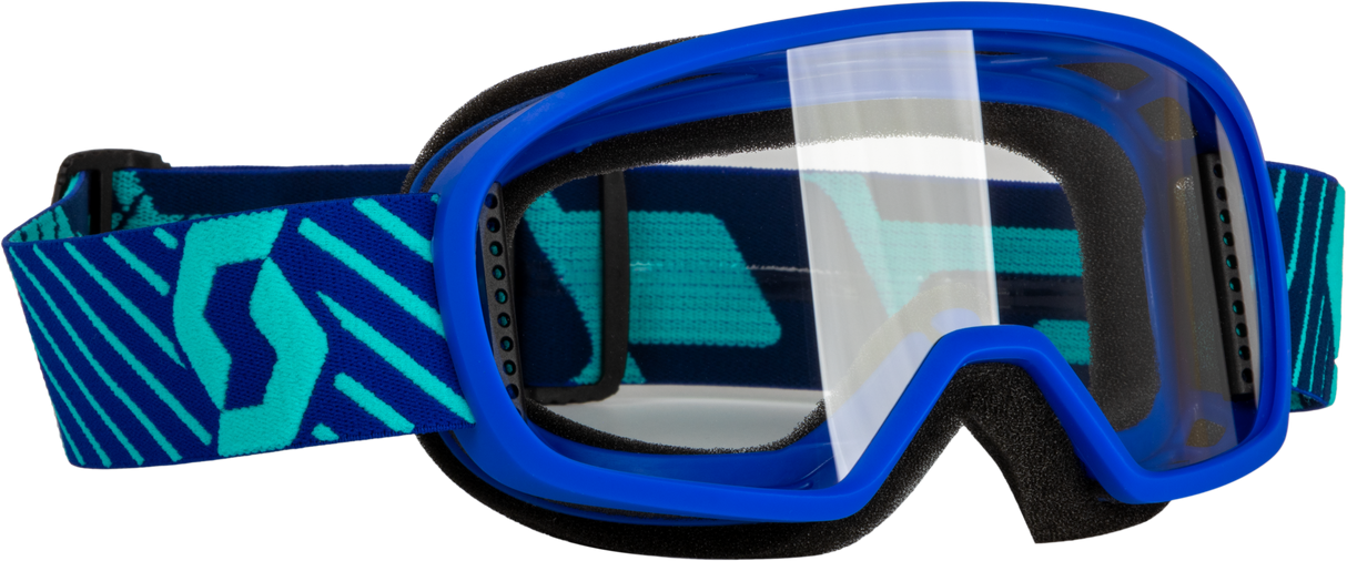 SCOTT Youth Buzz Mx Goggle Blue/Teal Blue W/Clear 272838-7210043