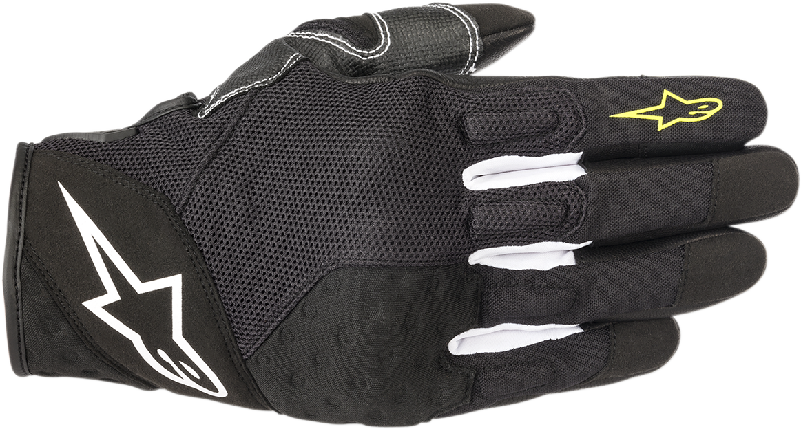 ALPINESTARS Crossland Gloves - Black/Fluo Yellow - Large 3566518-155-L