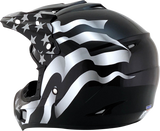 AFX FX-17 Helmet - Flag - Stealth - 3XL 0110-7629