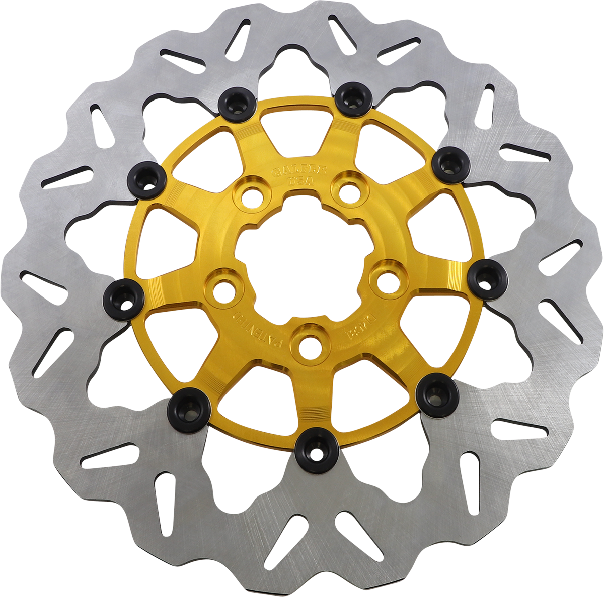 GALFER Rear Wave Floating Rotor Gold F00-17 BT00-10 XL 11.5" DF681CW-G