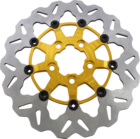 GALFER Rear Wave Floating Rotor Gold F00-17 BT00-10 XL 11.5" DF681CW-G