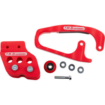 T.M. DESIGNWORKS Chain Guide/Slider - TRX450 2004, 2006-2009, 2012  Red HCP-80K-RD