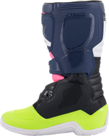 ALPINESTARS Tech 3S Boots - Black/Blue/Pink/White/Yellow - US 3 2014018-1176-3