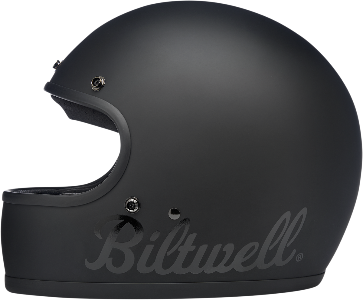 BILTWELL Gringo Helmet - Flat Black Factory - Medium 1002-638-103