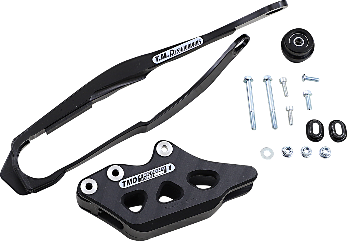 T.M. DESIGNWORKS Chain Guide/Slider - Honda - Black DCK-OR2-BK