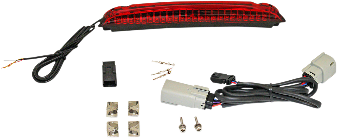 CUSTOM DYNAMICS Luggage Rack Light - Red CD-LR-04-R