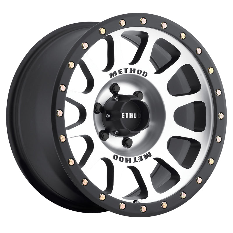 Method MR305 NV 18x9 +18mm Offset 6x5.5 108mm CB Machined/Black Street Loc Wheel