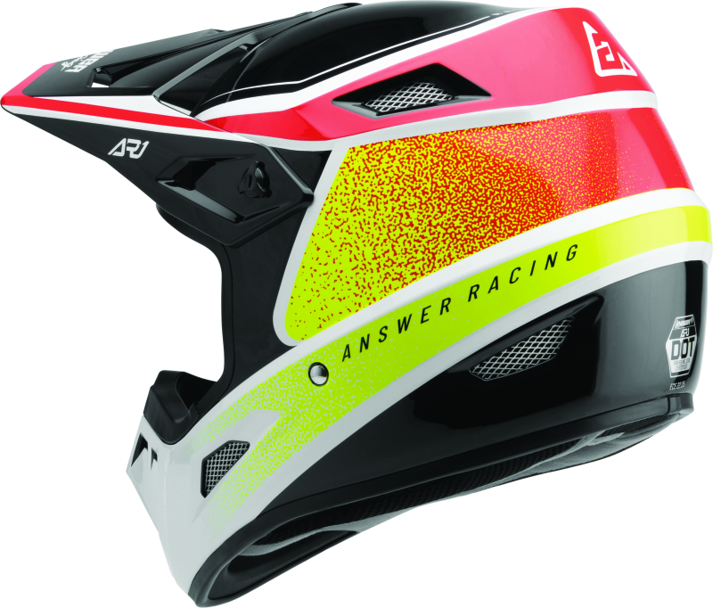 Answer AR1 Vivid Helmet Red/Hyper Acid - XS 446271