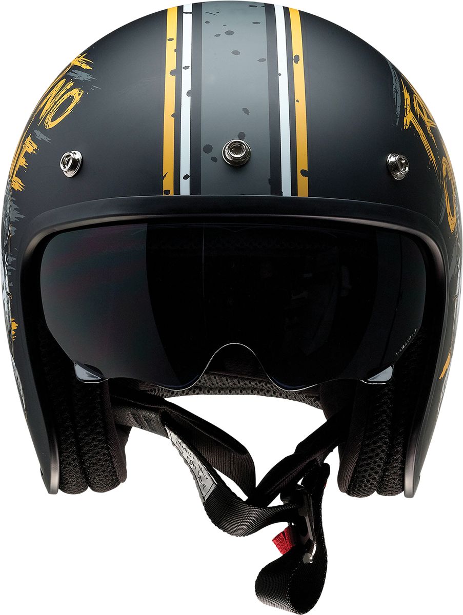 Z1R Saturn Helmet - Trust No One - Black/Yellow - 2XL 0104-2857