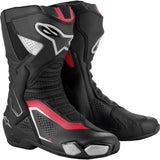 ALPINESTARS SMX-6 V3 Vented Boots - Black/Silver/Red - US 7.5/EU 41 2223225-199-41