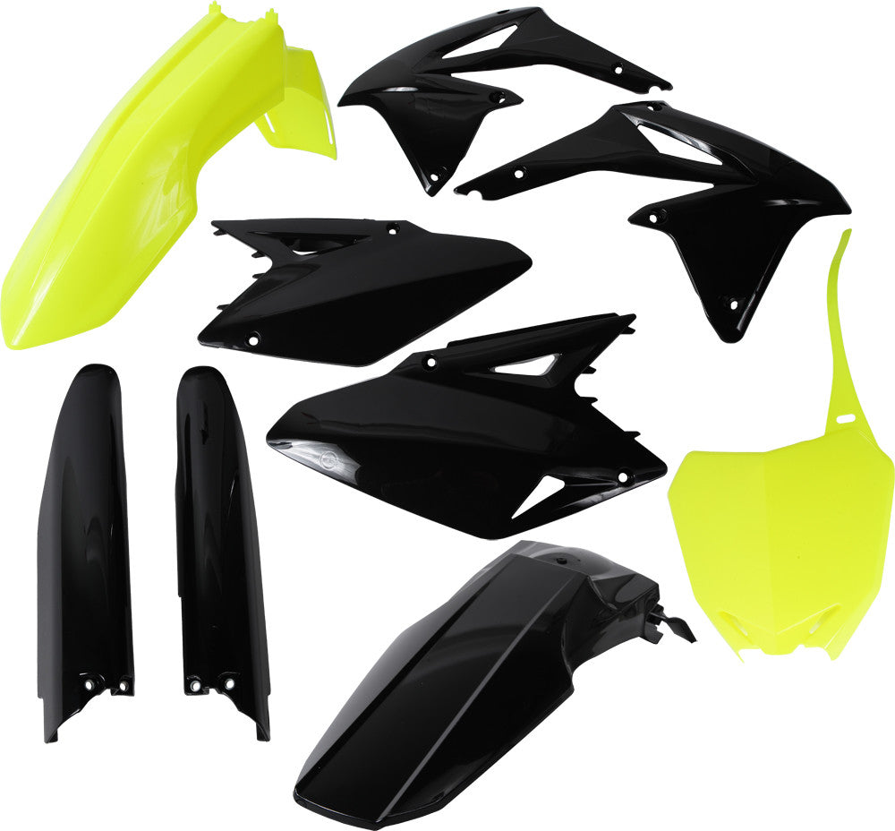 ACERBIS Full Plastic Kit Fluorescent Yellow/Black 2198045137