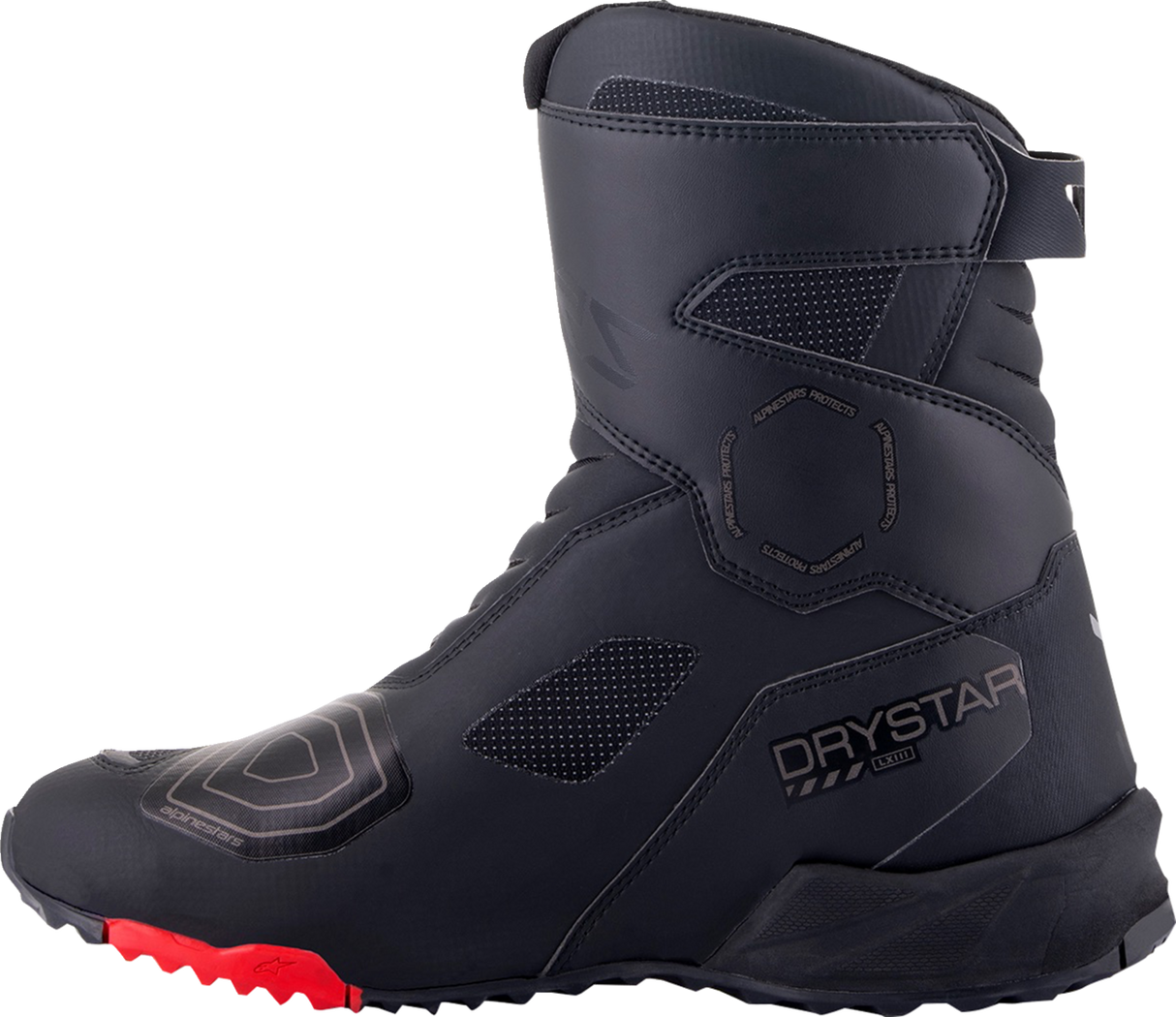 ALPINESTARS RT-7 Drystar® Boots - Black/Red - US 12.5 / EU 46 2443023-13-46