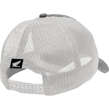 HONDA APPAREL Honda Trucker Hat - Gray/White LEM25-H47